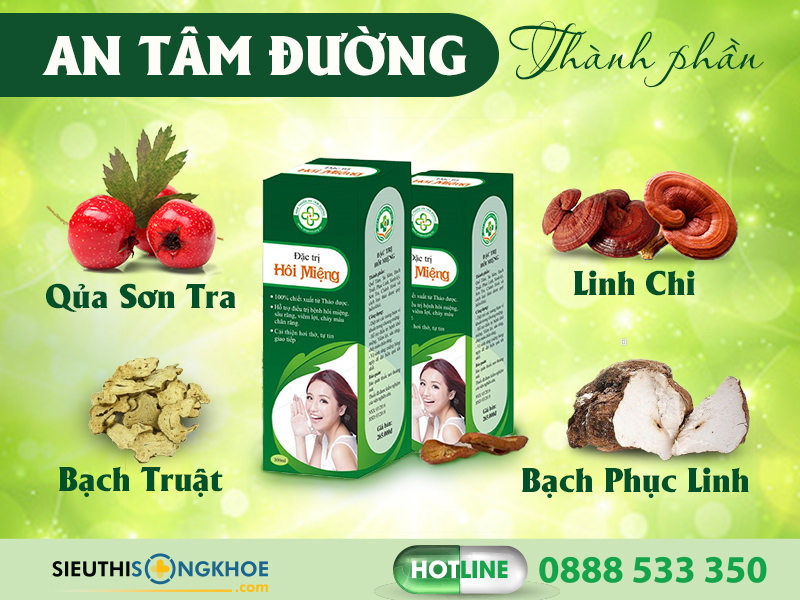 thành phần an tâm đường