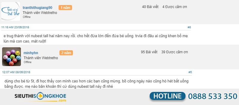 nubest tall co tot khong