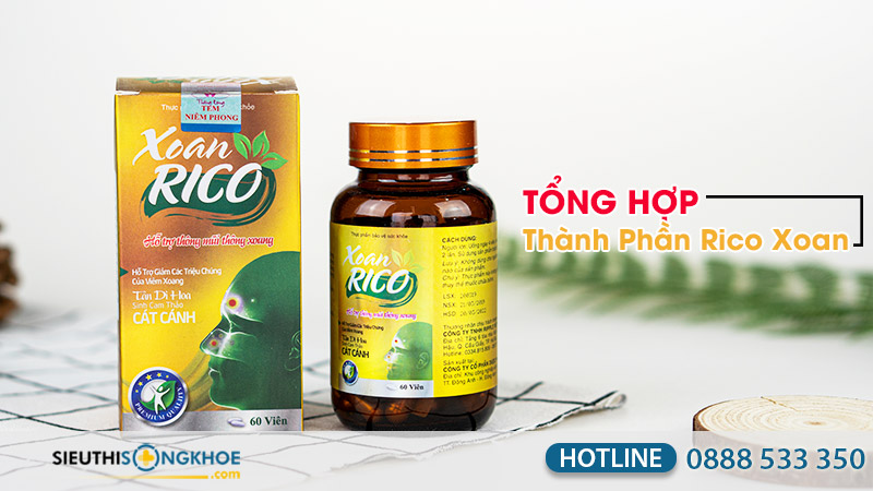 thành phần xoan rico