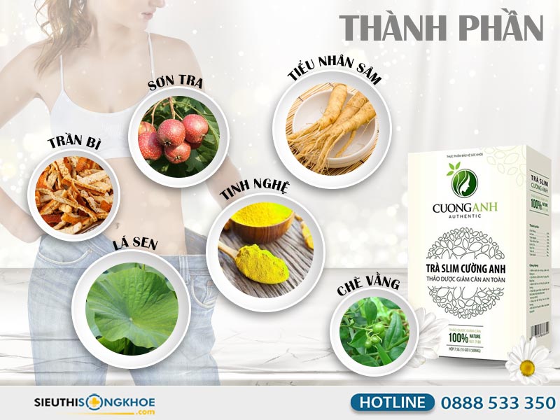 thành phầntrà giảm cân cường anh