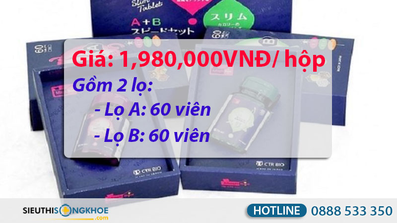 viên giảm cân ab giá bao nhiêu