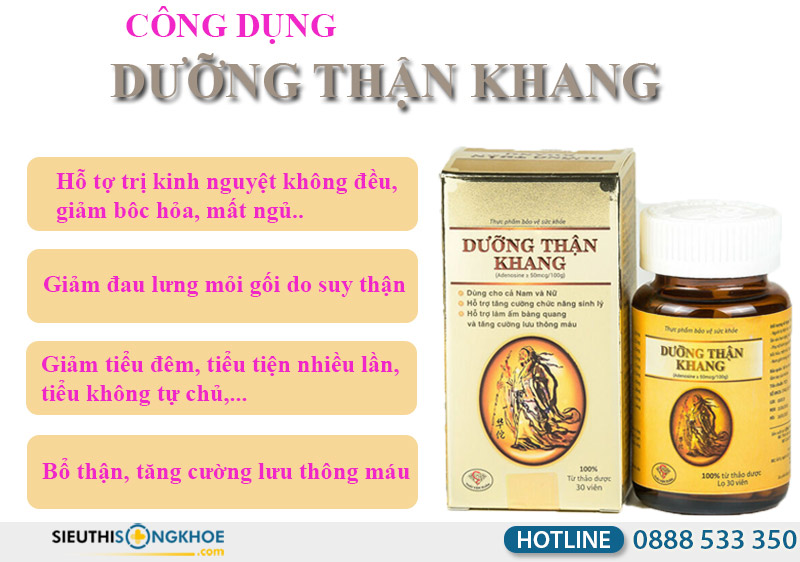 viên uống dưỡng thận khang có tốt không