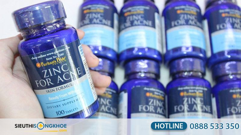 vien uong kem tri mun purtian's pride zinc for acne co tot khong
