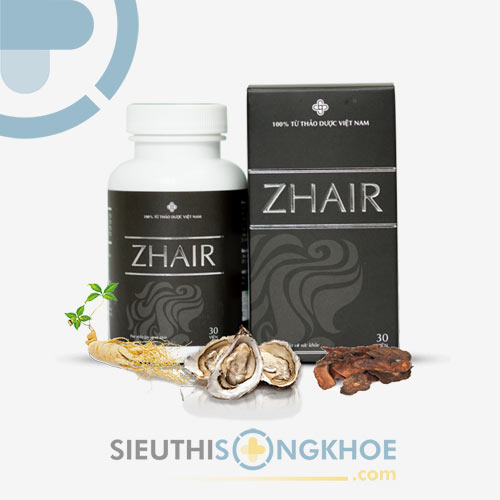 Zhair - Hỗ Trợ Trị Chứng Rụng Tóc, Hói Đầu, Tóc Bạc Sớm