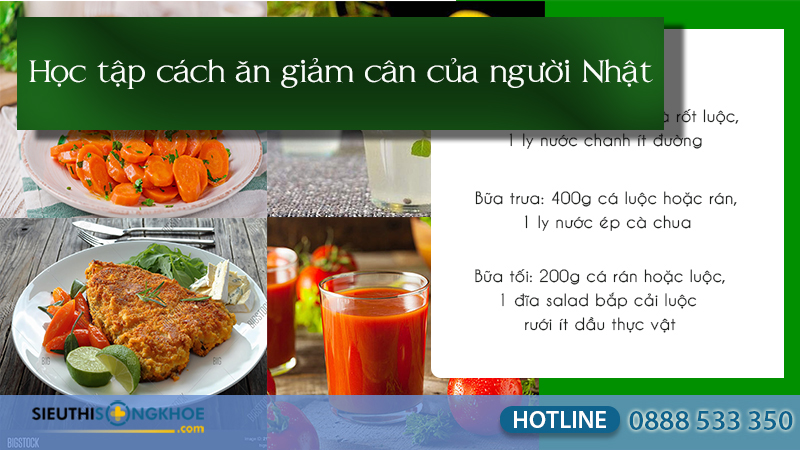 Cách ăn giảm cân của người Nhật