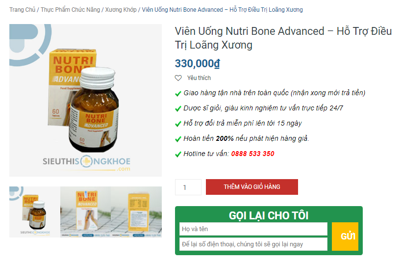 chon mua nutribone advanced