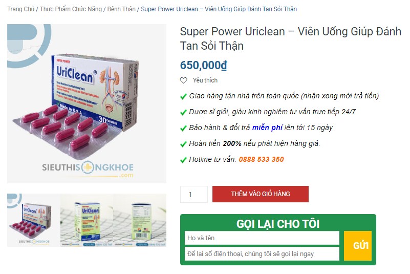 chon mua san pham super power uriclean