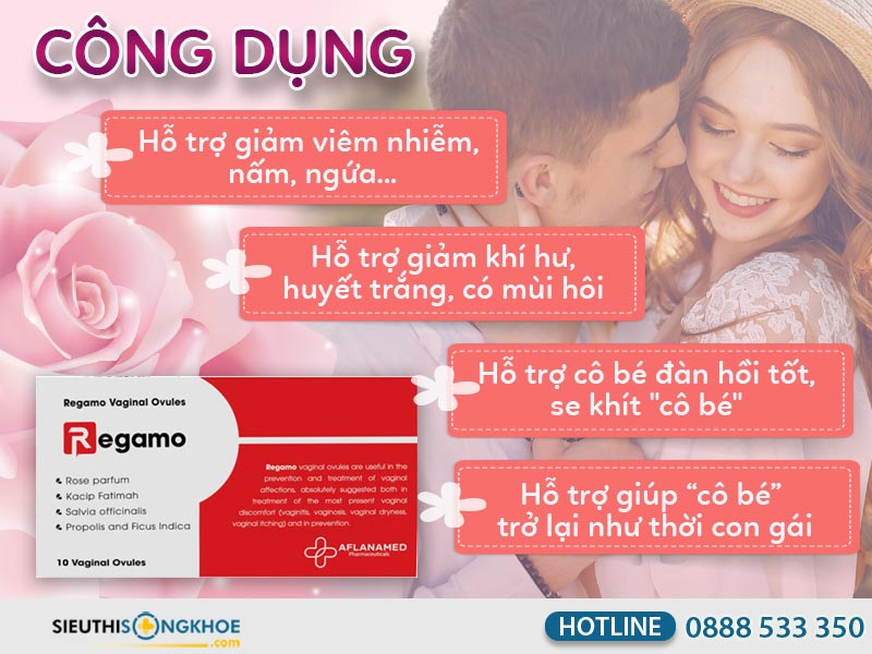 Viên Đặt Phụ Khoa Regamo - Trẻ Hoá