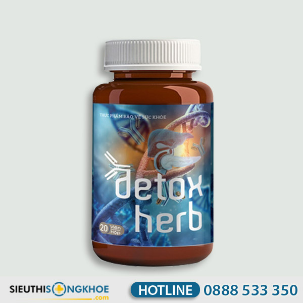 Viên uống Detox Herb - Hỗ Trợ Tiêu Diệt Ký Sinh Trùng, Giải Độc & Bảo Vệ Sức Khoẻ