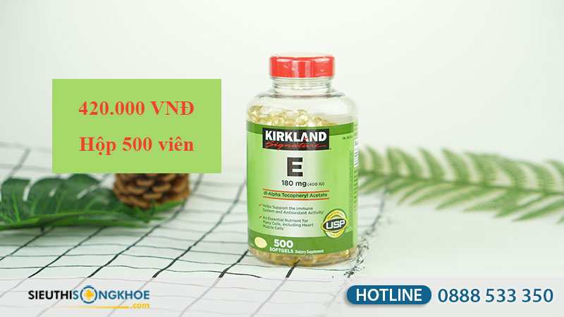kirkland vitamin e 400 iu gia bao nhieu