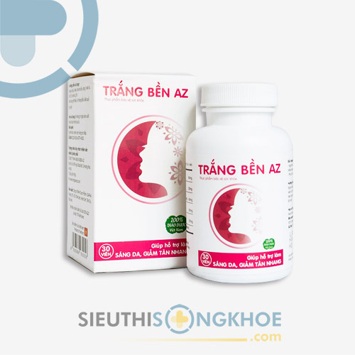 Viên uống Trắng Bền AZ - Cân bằng Nội Tiết Tố, Trắng Da An Toàn cho Phái Đẹp