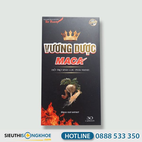 Vương Dược Maca - Viên Uống Bổ Thận, Tráng Dương, Tăng Cường Sinh Lực Đàn Ông