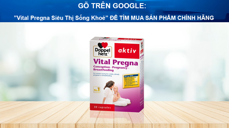 Vital Pregna bổ sung vitamin khoáng chất