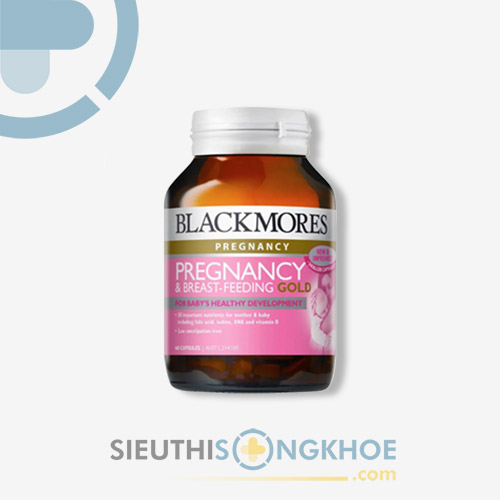Blackmores Pregnancy & Breast-Feeding Gold - Viên Uống Hỗ Trợ Bổ Sung Dinh Dưỡng Cho Mẹ Bầu
