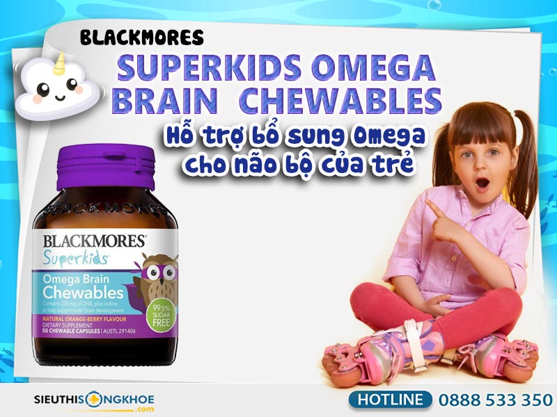 blackmores superkids omega brain chewables