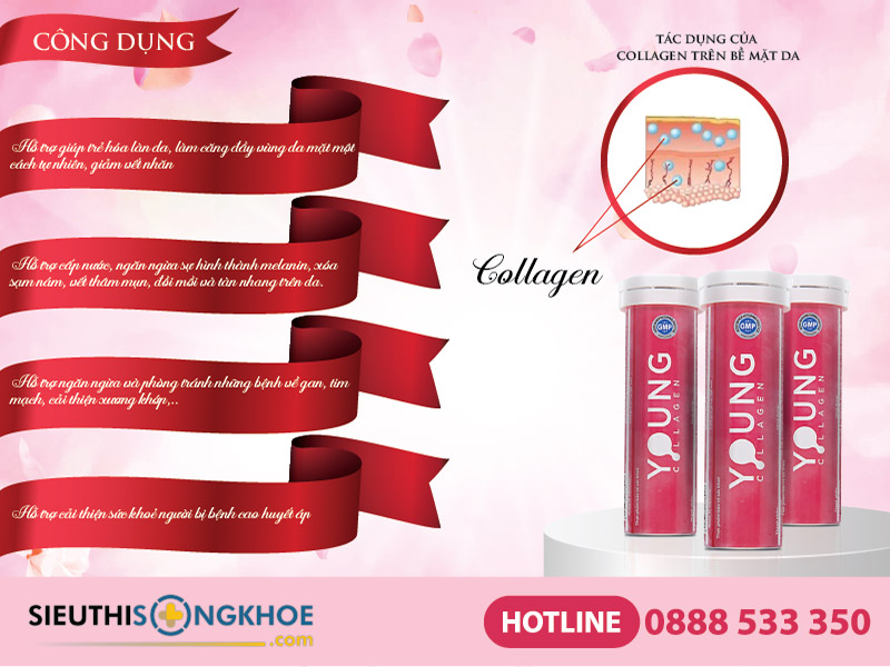 công dụng của young collagen