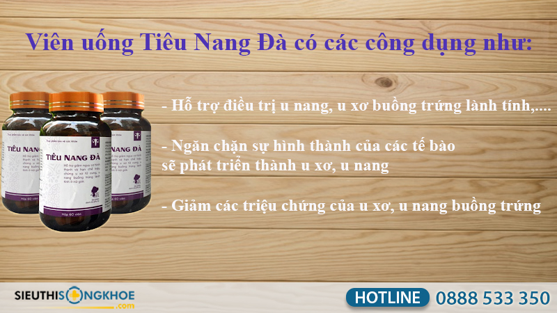 công dụng tiêu nang đà