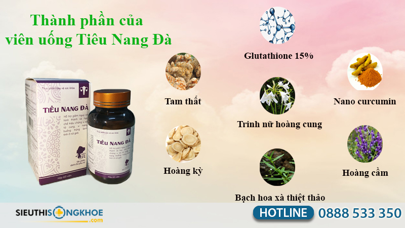 thành phần tiêu nang đà