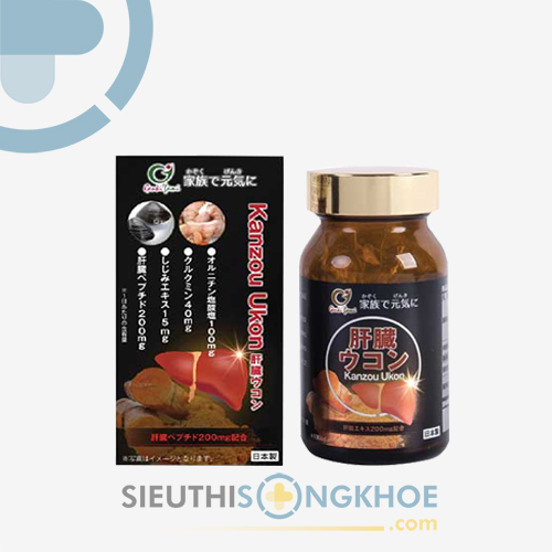 Viên Uống Kanzou Ukon - Ngăn Ngừa Ung Thư Gan, Bảo Vệ Gan Hiệu Quả