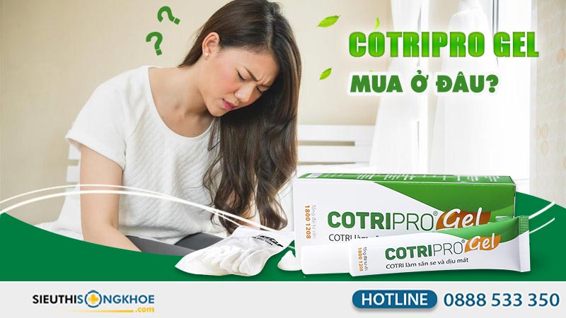 kem boi tri cotripro gel mua o dau