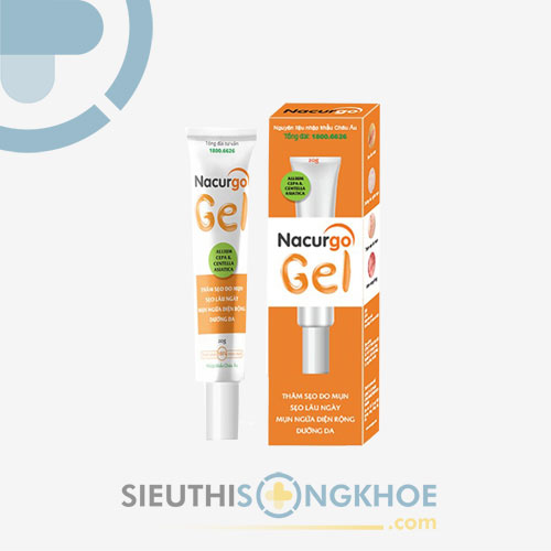 Nacurgo Gel - Hỗ Trợ Giảm Thâm Sẹo Hiệu Quả, Giúp Da Sáng Mịn