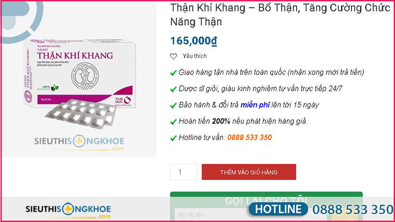 mua thận khí khang ở đâu