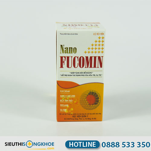 Nano Fucomin Học Viện Quân Y – Viên Uống Hỗ Trợ Điều Trị Ung Thư, U Bướu