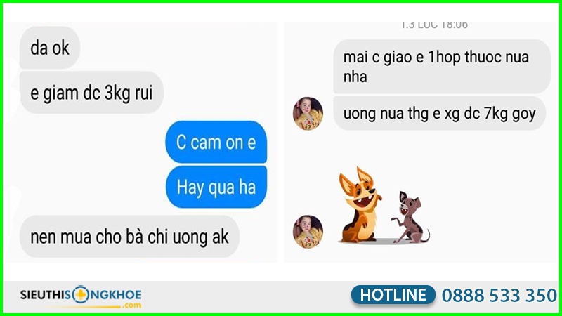 phản hồi khách hàng về viên giảm cân kisu