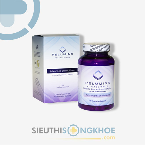 Relumins Advance White 1650mg - Viên Uống Hỗ Trợ Cải Thiện Thâm Sạm & Làm Sáng Da