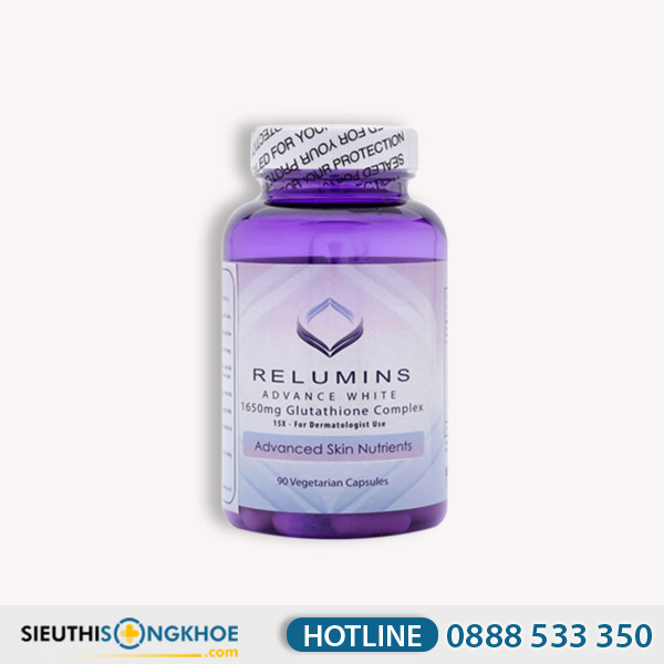 Relumins Advance White 1650mg - Viên Uống Hỗ Trợ Cải Thiện Thâm Sạm & Làm Sáng Da