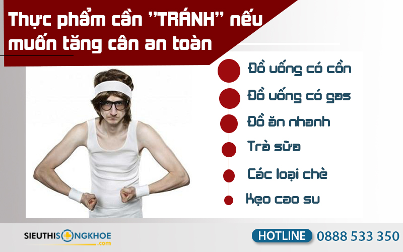 tăng cân nhanh ăn gì