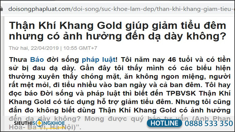 Thận Khí Khang gold 60 viên