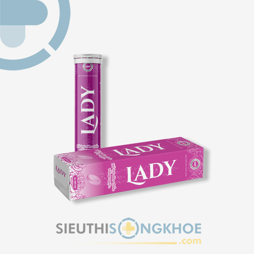 Viên Sủi Lady Hỗ Trợ Nở Ngực & Điều Hòa Nội Tiết Tố Nữ