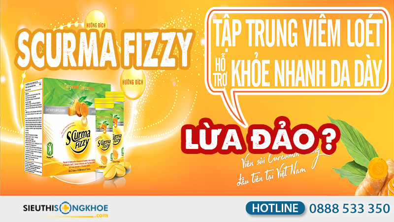 viên sủi scurma fizzy lừa đảo