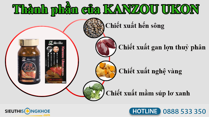 viên uống kanzou ukon 6