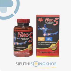 Flex 5 – Viên Uống Hỗ Trợ Tái Tạo Sụn Khớp, Đẩy Lùi Những Cơn Đau Xương Khớp Hiệu Quả