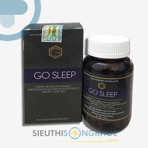 Go Sleep - Viên Uống Hỗ Trợ An Thần, Ngủ Ngon Giấc