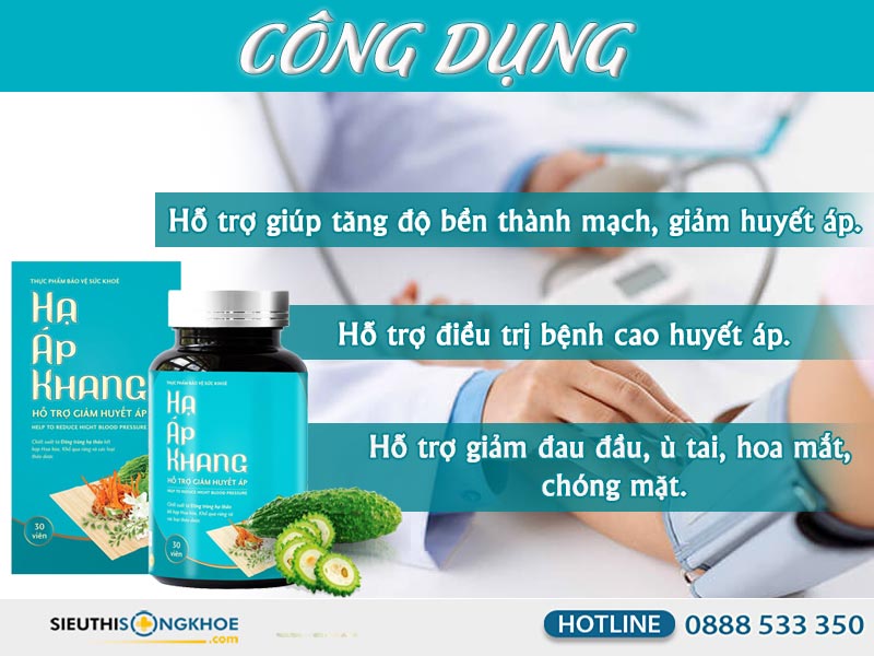 cong dung ha ap khang