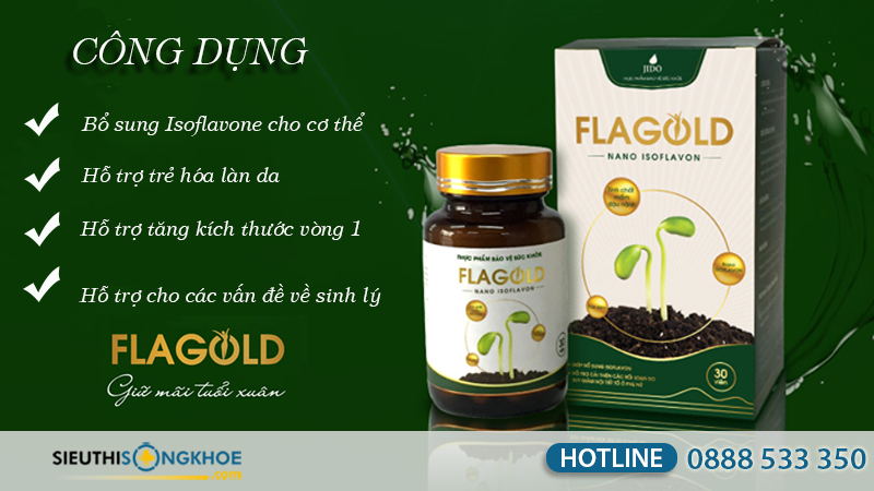 công dụng mầm đậu nành flagold