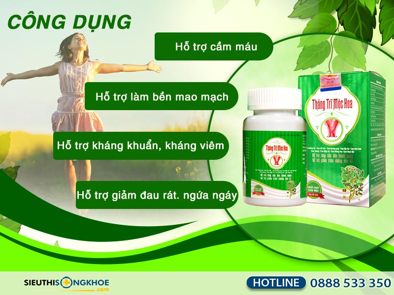 cong dung thang tri moc hoa