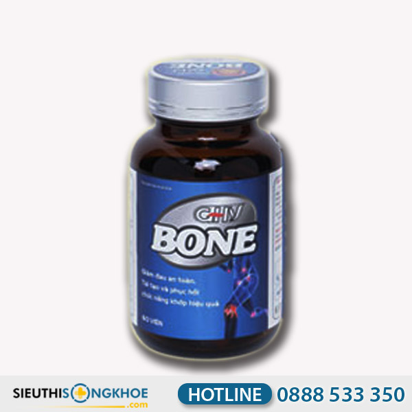 Viên Uống GHV Bone - Hỗ trợ Giảm Đau & Bổ Sung Chất Cho Xương Khớp Chắc Khoẻ
