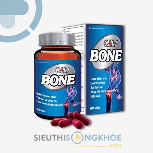 Viên Uống GHV Bone - Hỗ trợ Giảm Đau & Bổ Sung Chất Cho Xương Khớp Chắc Khoẻ
