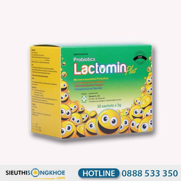 Men Vi Sinh Lactomin - Tăng cường Chức Năng Hệ Tiêu Hoá & Đường Ruột