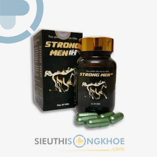 Strong Men 1h - Viên uống Hỗ Trợ Nâng Cao Chức Năng Sinh Lý Nam