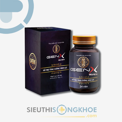 Gen X Silver - Viên Uống Từ Thiên Nhiên Hỗ Trợ Điều Trị Yếu Sinh Lý Nam Giới