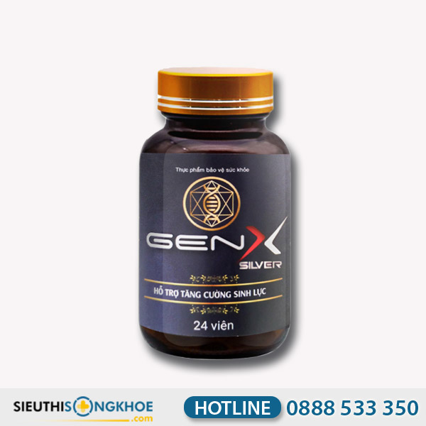 Gen X Silver - Viên Uống Từ Thiên Nhiên Hỗ Trợ Điều Trị Yếu Sinh Lý Nam Giới