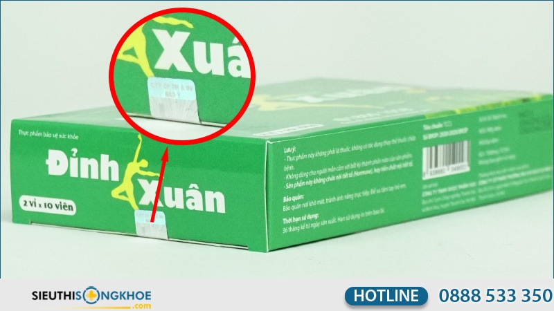 cách phân biệt đỉnh xuân chính hãng