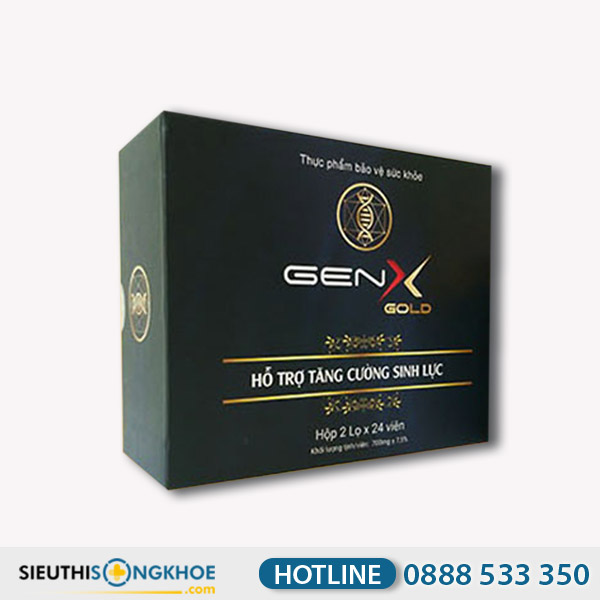 Gen X Gold - Viên Uống Thảo Dược Hỗ Trợ Tăng Cường Sinh Lý Nam