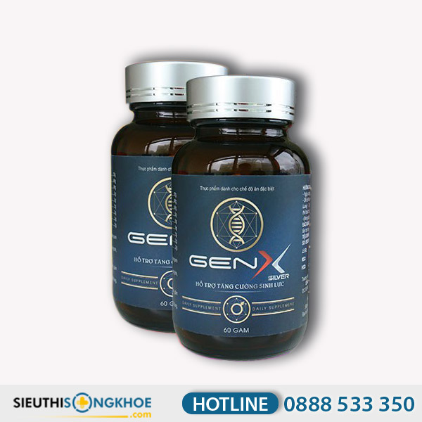 Gen X Silver - Viên Uống Từ Thiên Nhiên Hỗ Trợ Điều Trị Yếu Sinh Lý Nam Giới