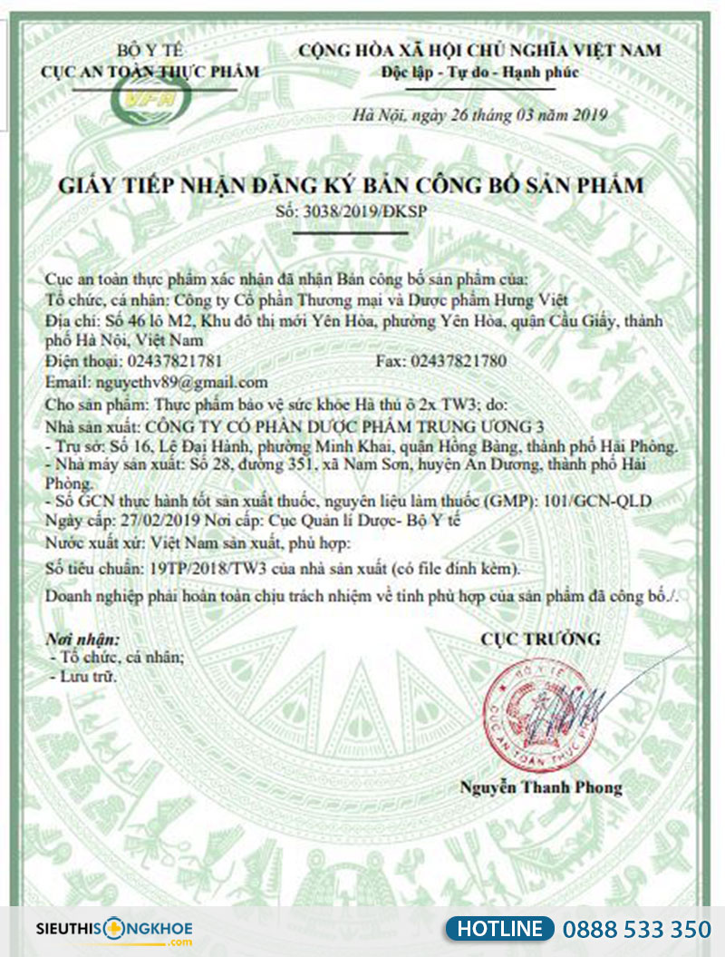 ha thu o ttw3 co tot khong